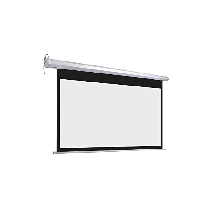 SMAAT Electric Projection Screen 120 X 120 Inches - White